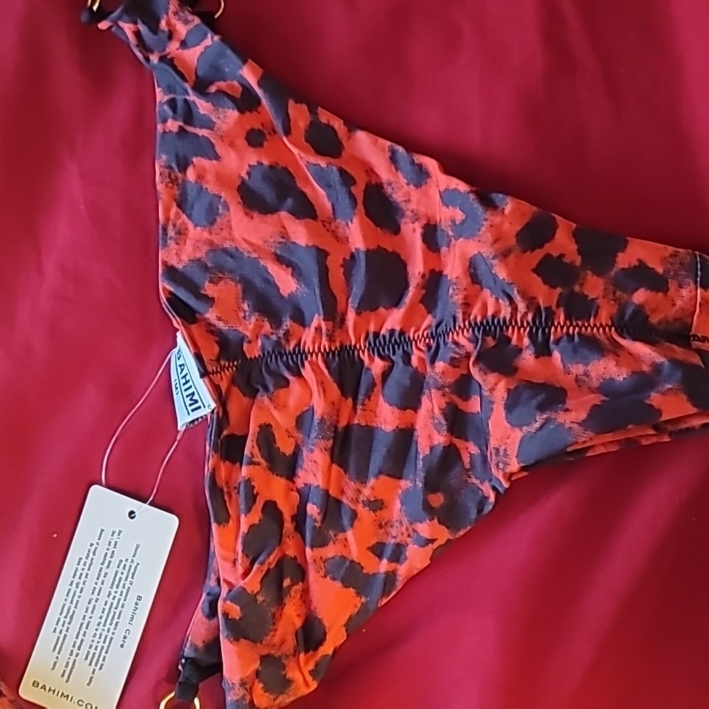Bahimi red leopard swimwear - Picture 3 of 5